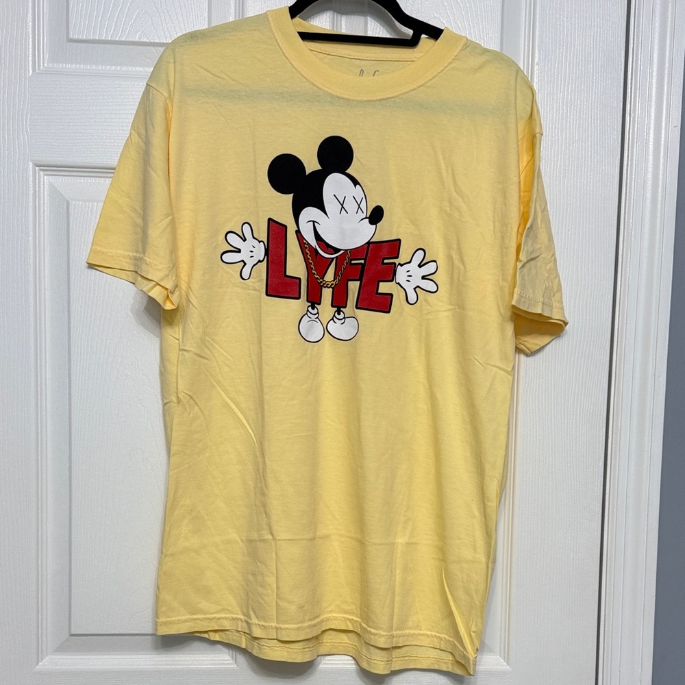 Lyfe Brand Yellow Graphic T-Shirt